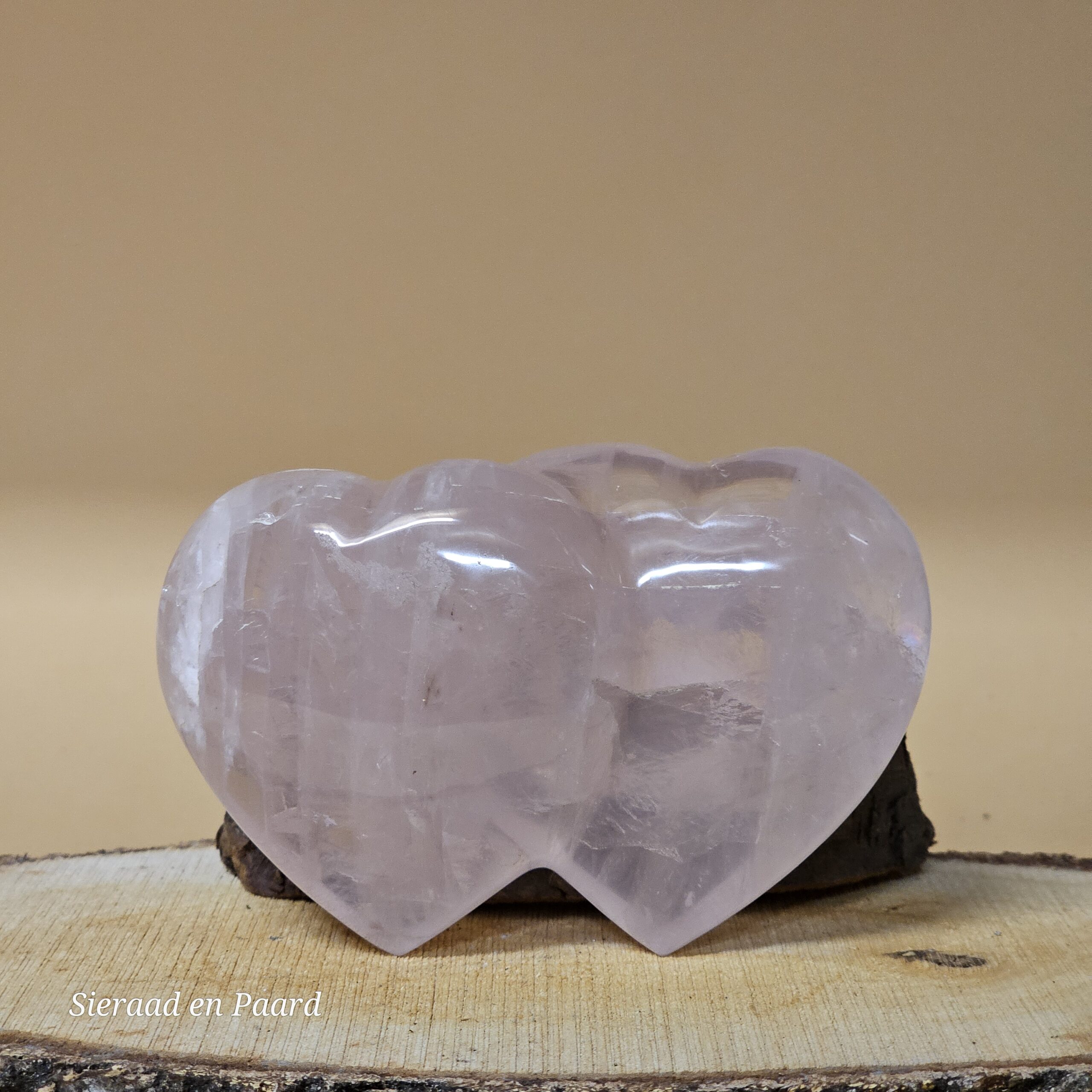 Rozenkwarts Dubbel Hart - Afbeelding 2