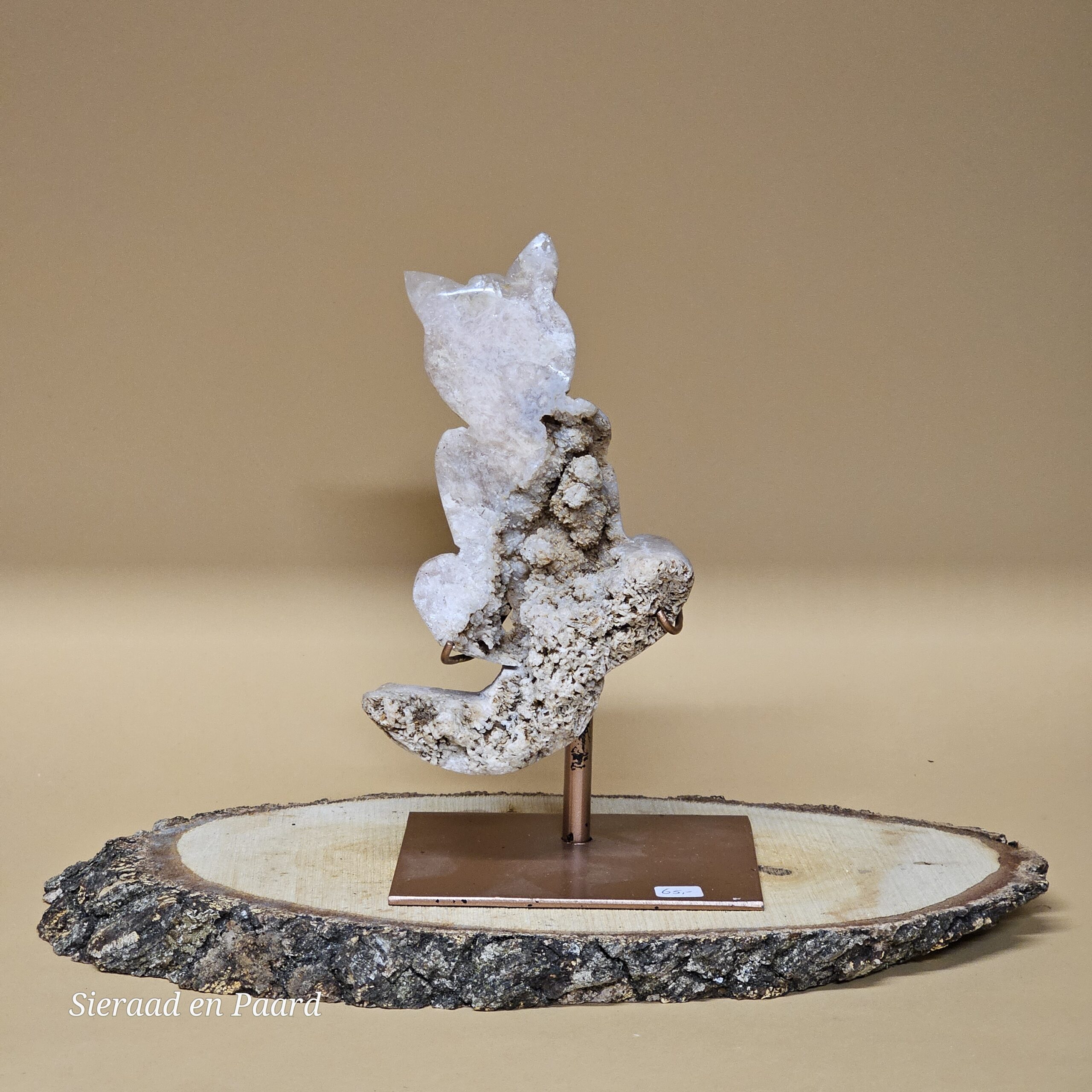 Roze Amethist Kat - Afbeelding 2