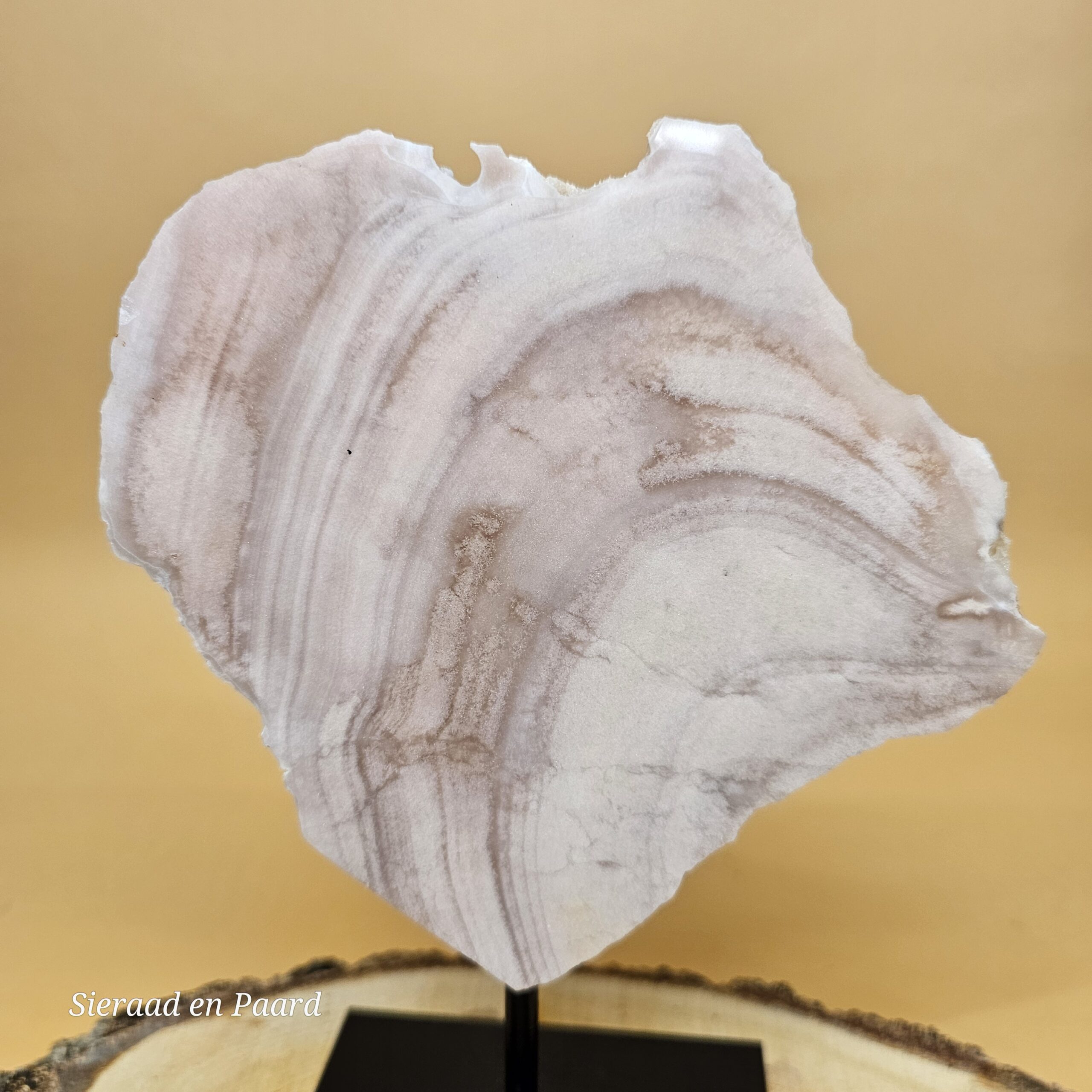 Roze Amethist op standaard - Afbeelding 2