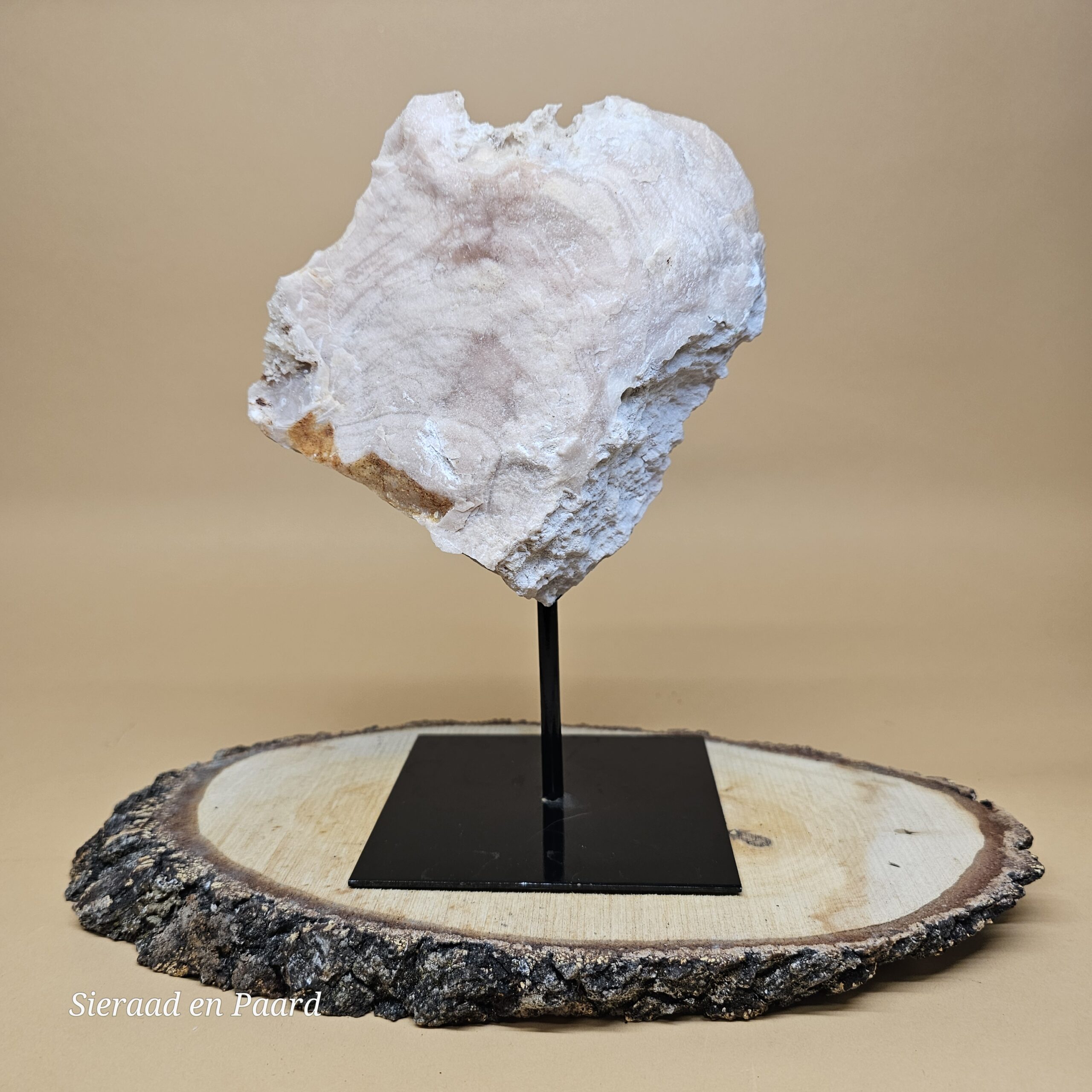 Roze Amethist op standaard - Afbeelding 3