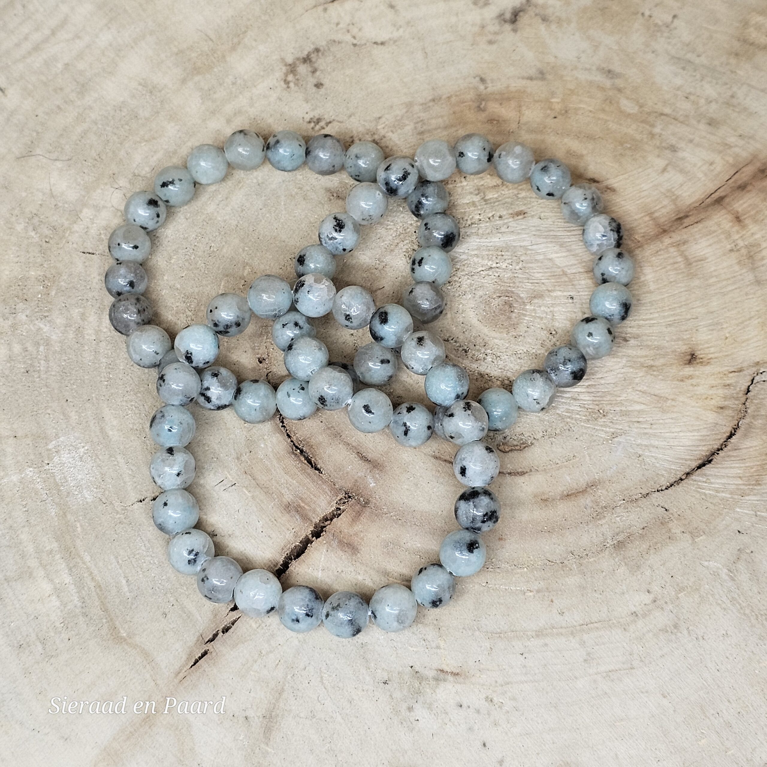 Kiwi Jaspis Armband 8 mm - Afbeelding 2