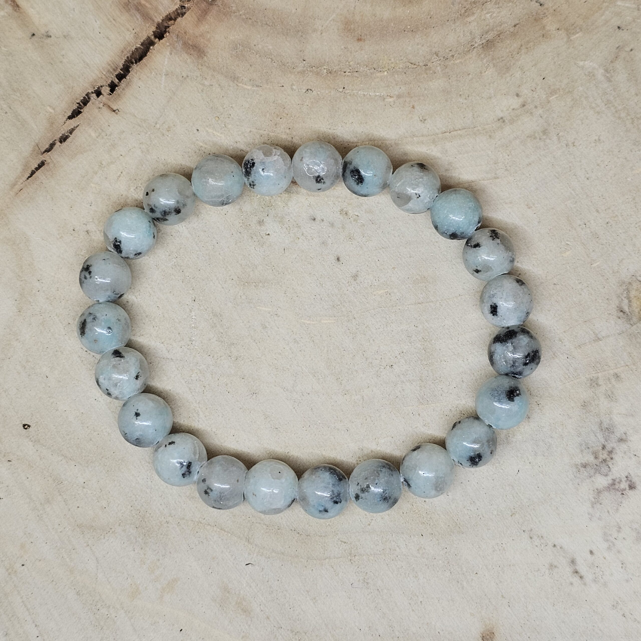 Kiwi Jaspis Armband 8 mm