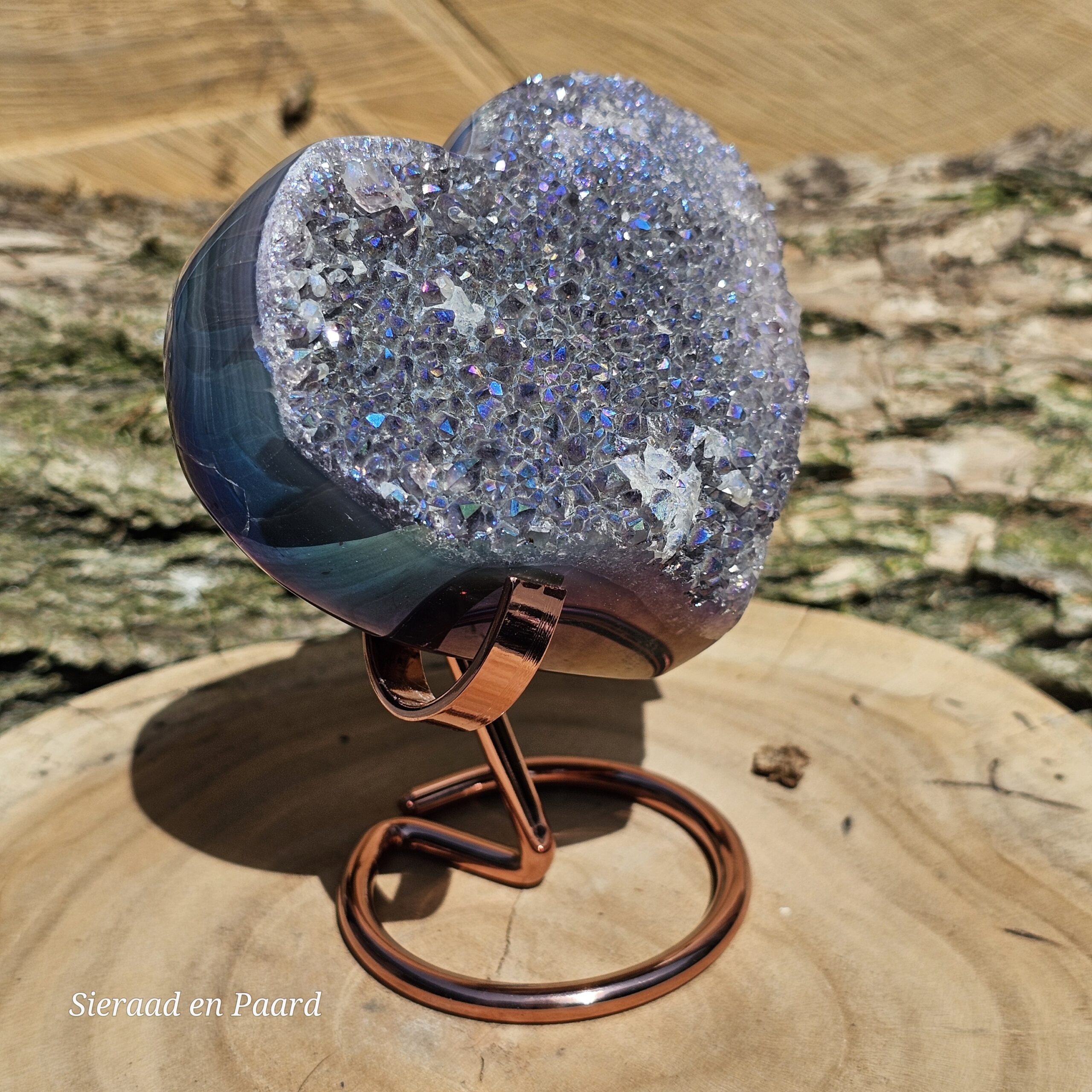 Amethist met Angel Aura Hart - Afbeelding 2