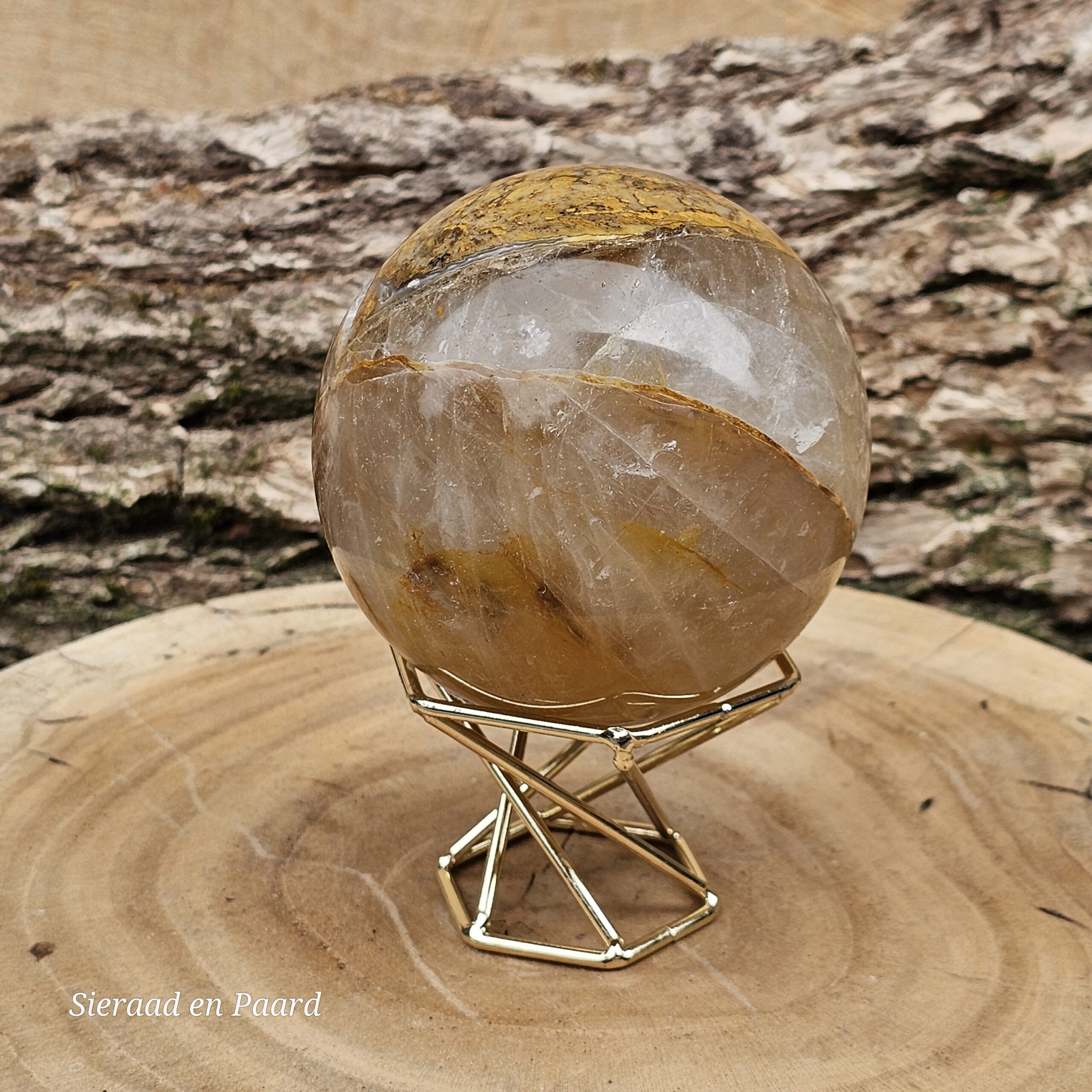 Golden Healer (Limoniet Kwarts) Bol - Afbeelding 3