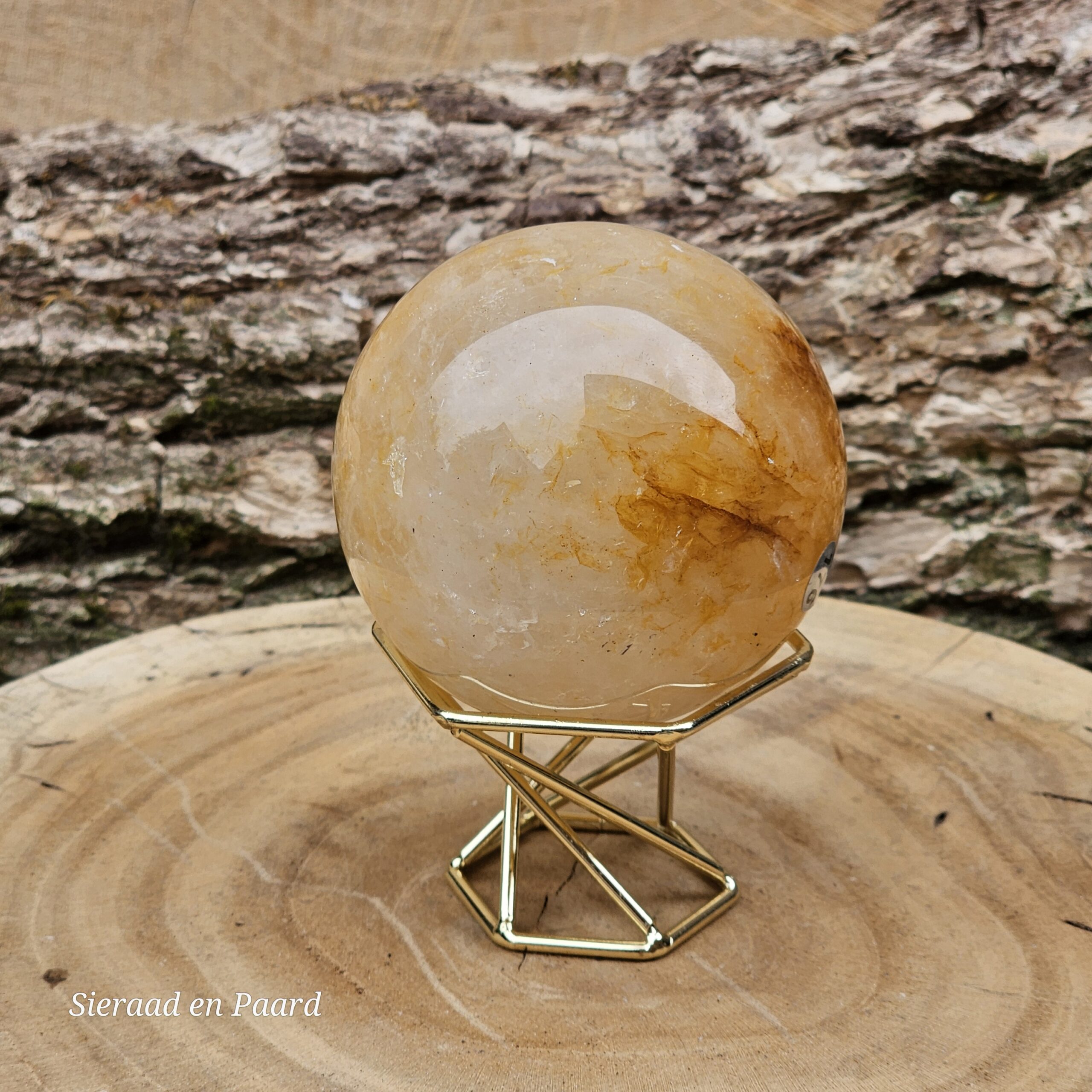 Golden Healer (Limoniet Kwarts) Bol - Afbeelding 4