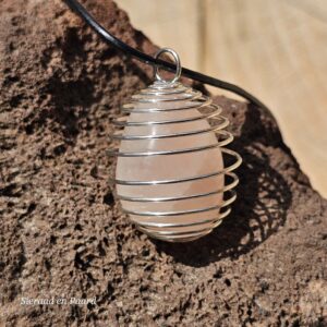 Verwisselbare Hanger met Rozenkwarts