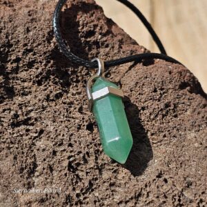 Aventurijn Pendel met koord