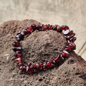 Granaat Armband Split