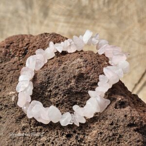 Rozenkwarts Armband Split