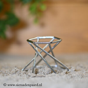 Standaard voor edelsteen bollen Zilver