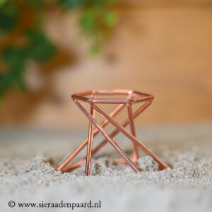 Standaard voor edelsteen bollen Rose Gold