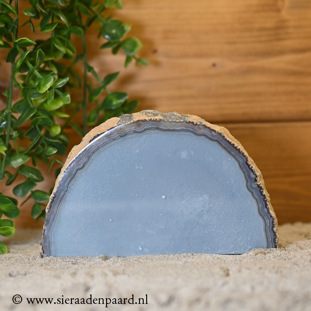 Agaat Schijf met Standvlak