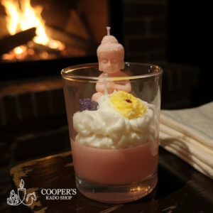 Boeddha Dessert Kaars Handgemaakt