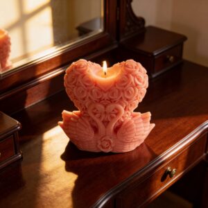 Hart met Zwanen Kaars